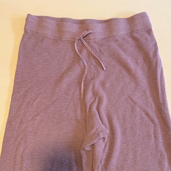 Free People Pants - Free People Beach L Knit Lounge Pants - Dusty Rose